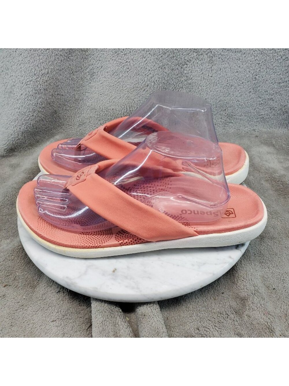 Spenco Shoes Womens Size 11 Pink Slip On Thong Sandals *Read*